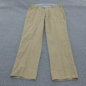 Peter Millar Pants Mens 36 Chino Beige Pima Cotton Straight Golf Pockets